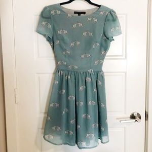 Elephant Green Dress- ModCloth